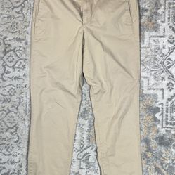 J Crew Chino Pants Womens Size 6 Beige Stretch  