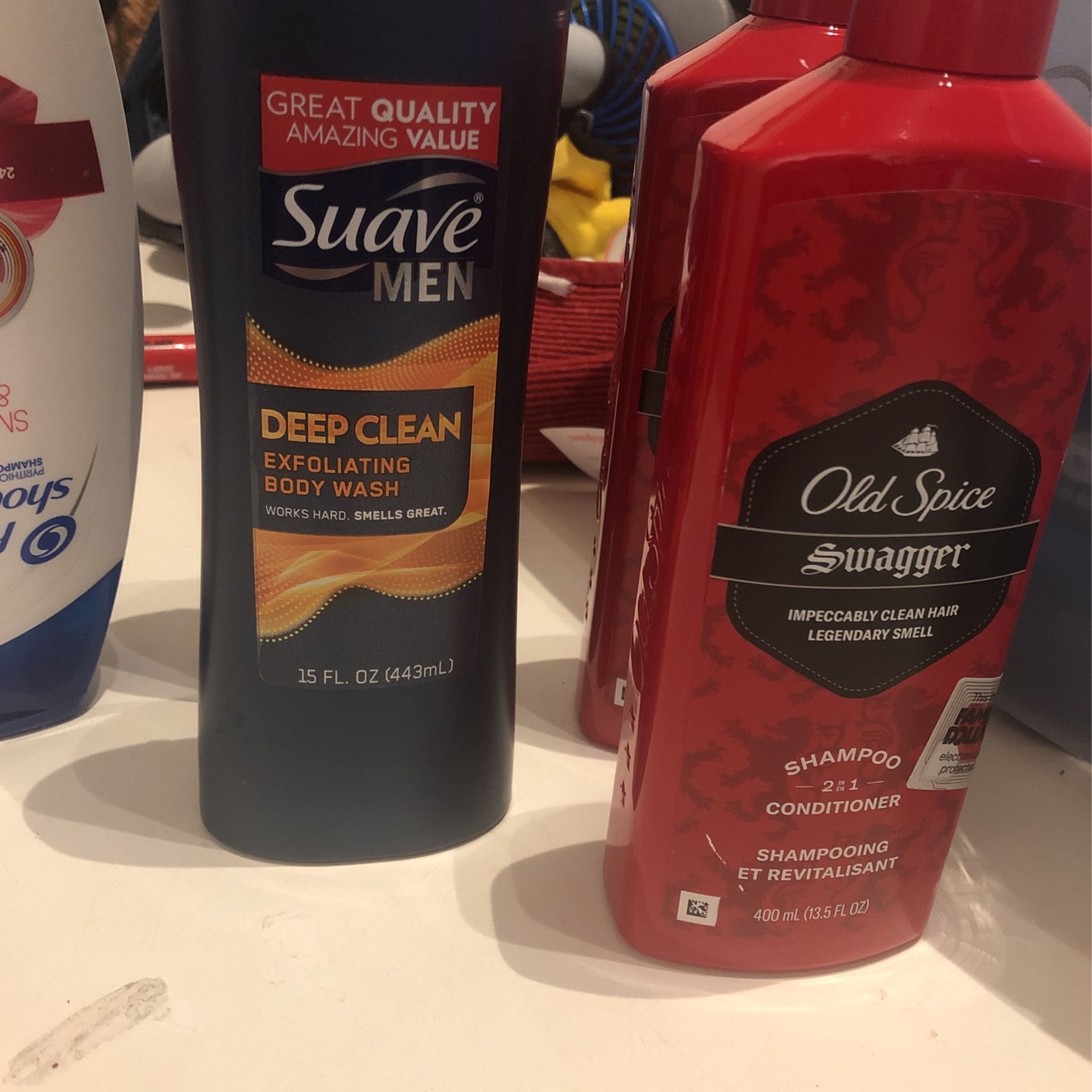 Variety of body wash and shampoo two In one