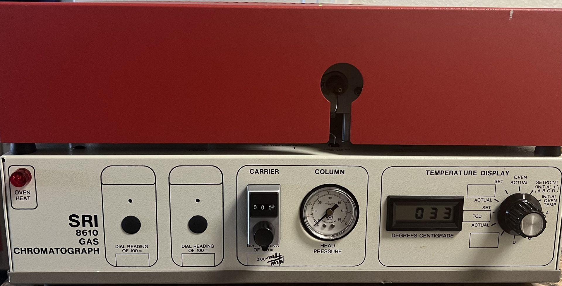SRI 8610-10  Gas Chromatograph.