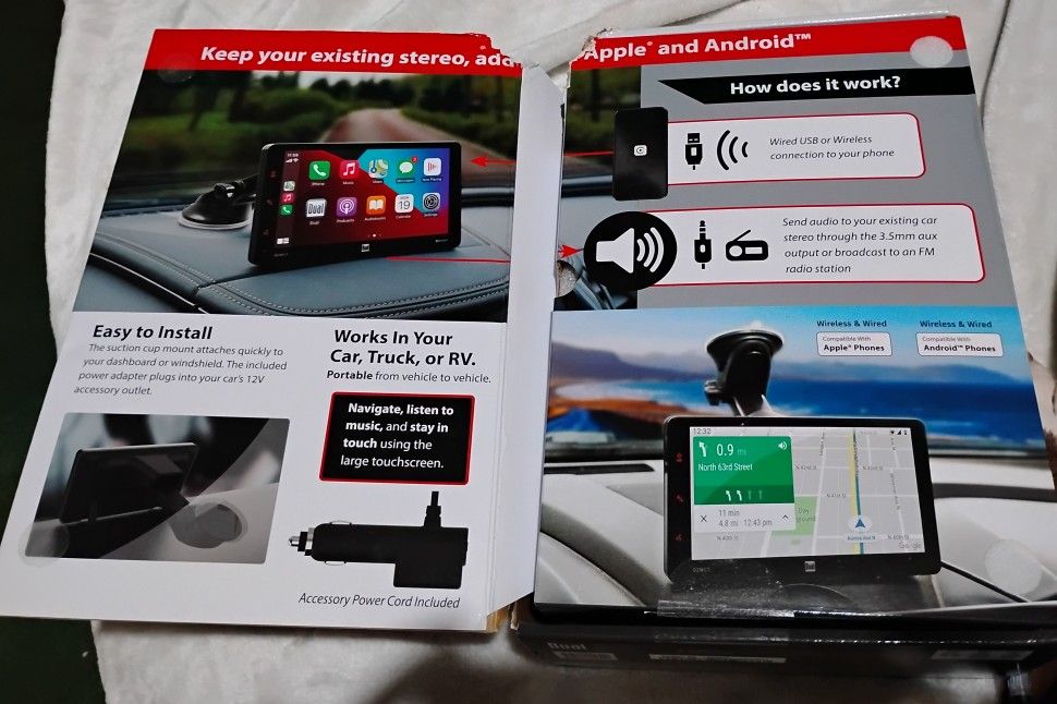 7" Daul Mount Touchscreen Monitor