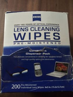 Zeiss 200 Lens Cleaning wipes Pre-Moistened