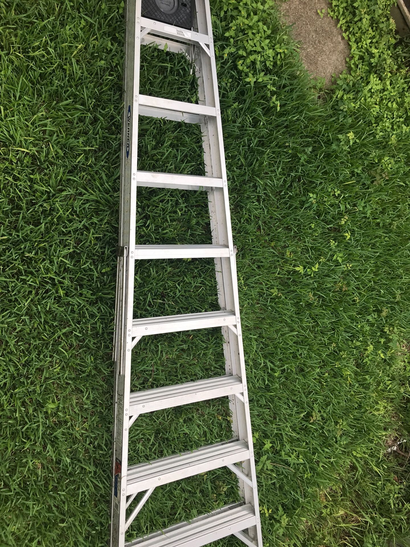 Werner 10 ft aluminum ladder