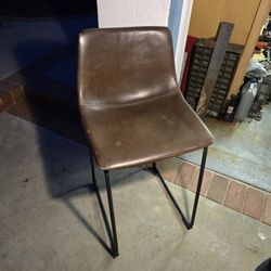 Set of 4 Counter Height (24") Faux Leather Stools - Inglewood