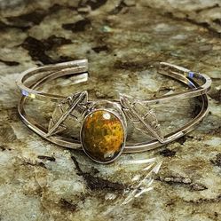 Sterling Silver Agate Bracelet