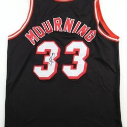 Alonzo Mourning Signed Miami Heat Jersey (JSA)