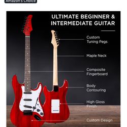 Red Electric Guitar