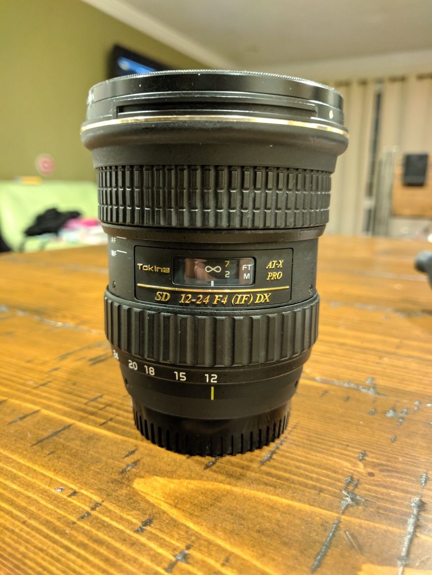 Tokina 12-24mm f/4 PRO DX wide angle lens for Nikon