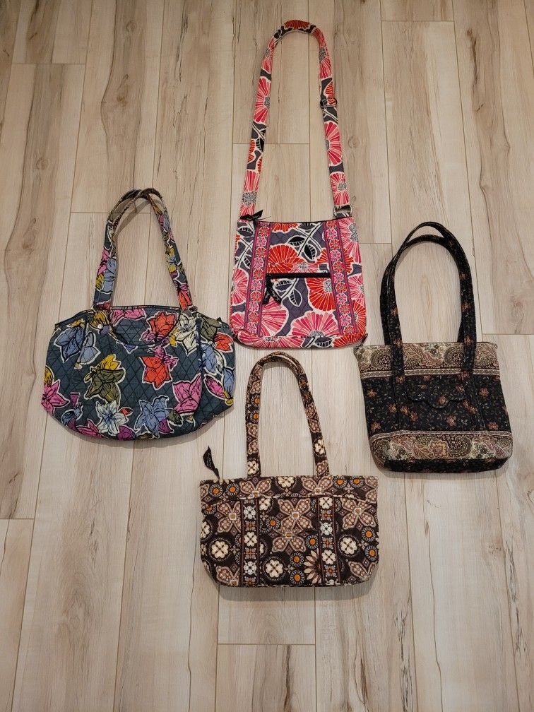 Vera Bradley Bundle Quilted Floral Handbags