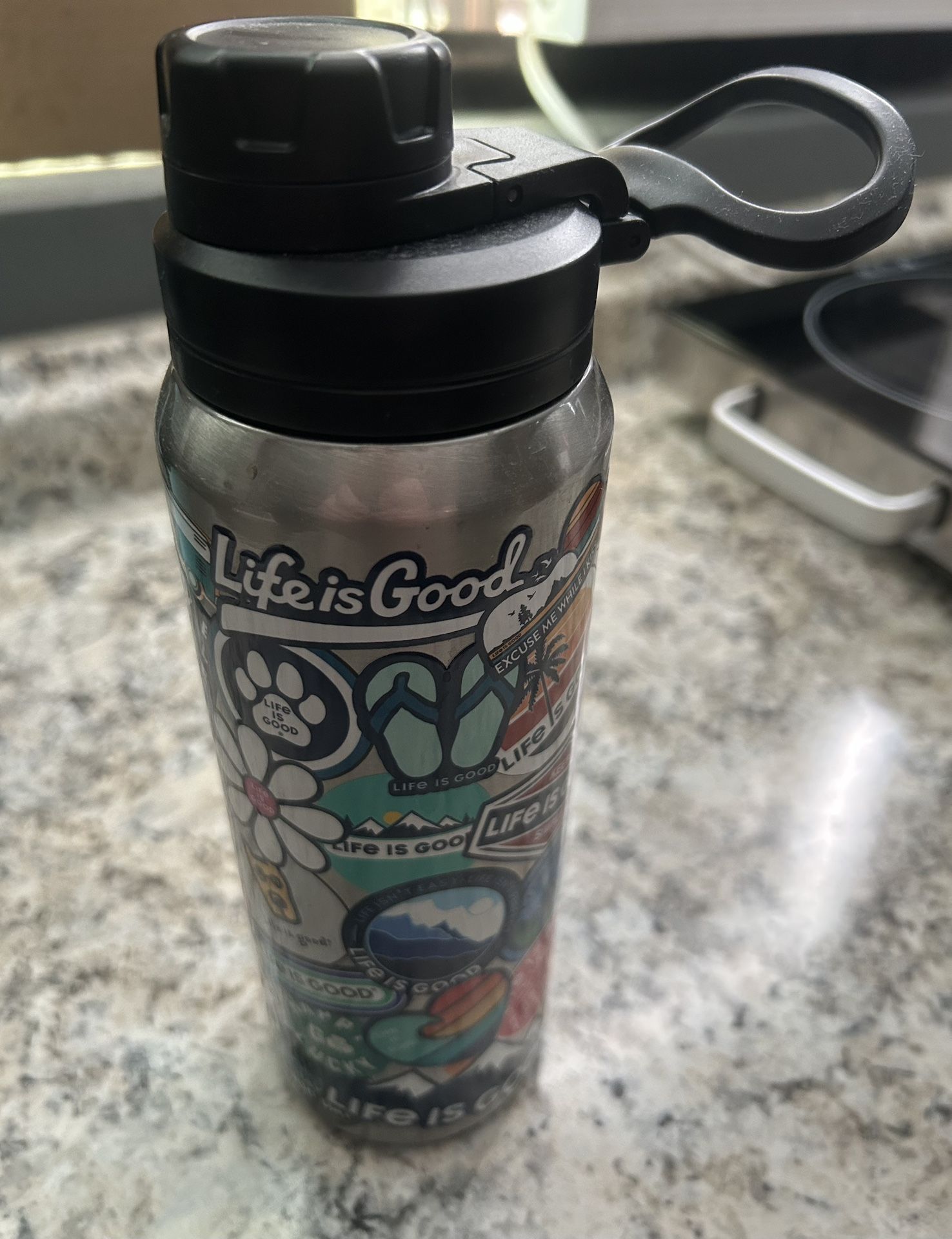 Life Is Good Stainless Steal Bottle