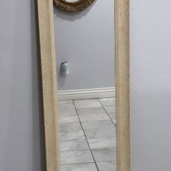 Wooden Mirror 