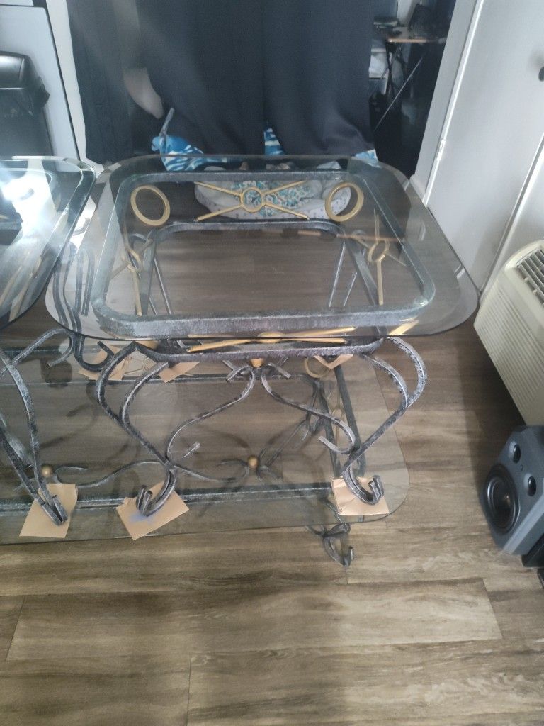 Three Piece Coffee Table And End Tables