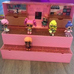 LOL Surprise Doll Stand Storage and Playhouse 
