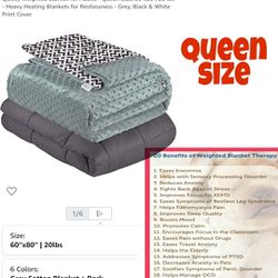 BRAND NEW WEIGHTED BLANKET (QUEEN SIZE)