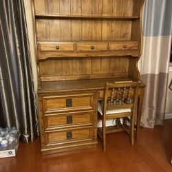 Stacked bookcase, Desk Set (no chair)