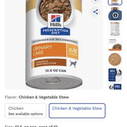 UNOPENED PRESCRIPTION DIET Hill’s Dog Food 