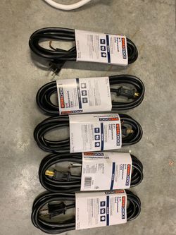 Power cords 5 pc new