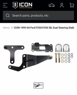 ICON DUAL STEERING STABILIZER BRACKET KIT
