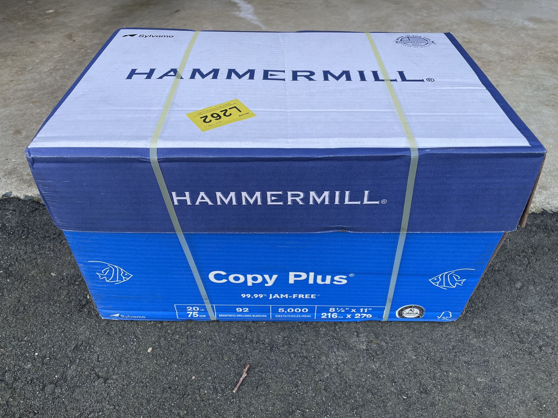 Case Of 10 Reams Of Copy Paper-$40