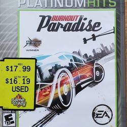 Xbox 360 Game Burnout Paradise 