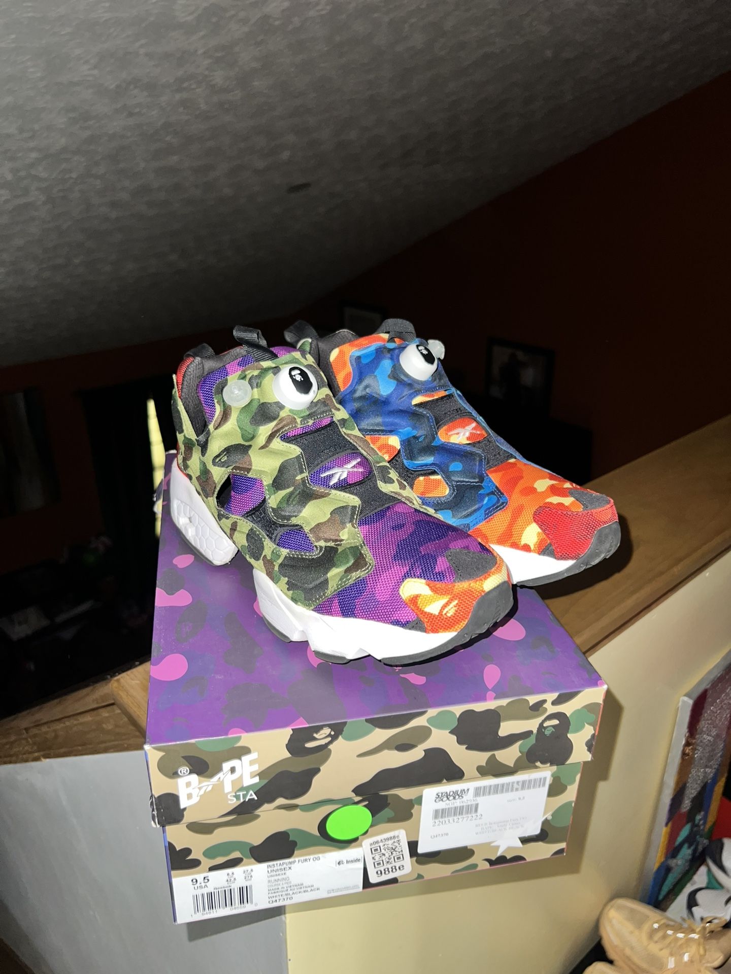 Reebok Pump Bape