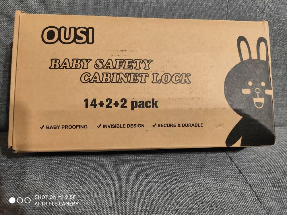 Ousi Baby Safety cabinet lock 14+2+2 pack