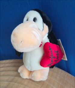 Vintage 1982 Opus "Penguin Lust" 10" Plush from Bloom County Cartoon
