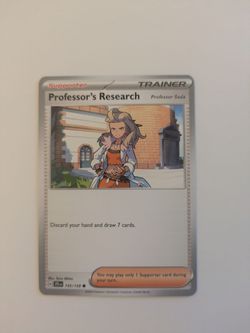 Professors research pokémon card JTG 155