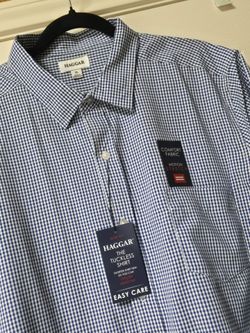 NEW Haggar Men's Tuckless Motion Stretch Shirt – XL
Price: $30