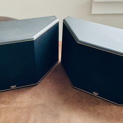 Pair Of Klipsch RS-3 Surround Wall Speakers Black 