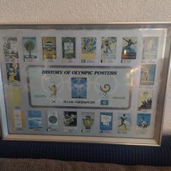 History Of Olympics Poster Collectors Item