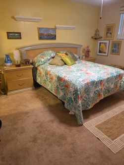 Bedroom set dresser nightstand