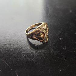 14k Jesus Ring (Rare Find) 