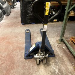 Industrial Pallet Truck - 48 x 27", Blue
