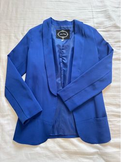 Royal blue blazer