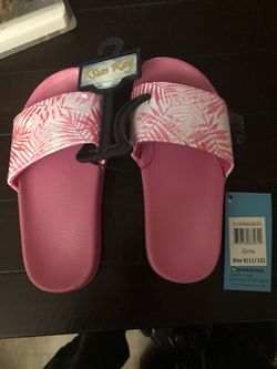 Sun Ray Girls Slide Sandals Size S (11/12)