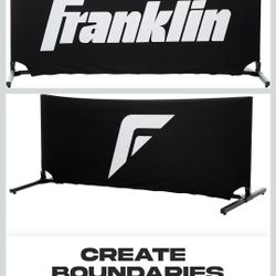 Franklin Sports Portable Pickleball Court Barriers - (3) Court Dividers for Outdoor Pickleball Courts - 5' x 2' Foot Easy Assemble Metal Barriers