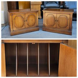 Vintage Record Cabinets