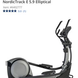 Nordic Track E 5.9 Elliptical 