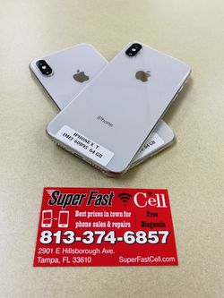 🔥📲iPhone X 64GB factory unlocked with warranty