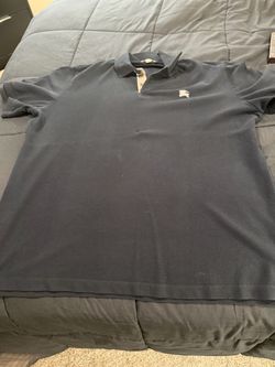 Men’s Black Burberry  short sleeve shirt size 2XL
