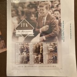 John F. Kennedy 50th Memorial Anniversary Stamps