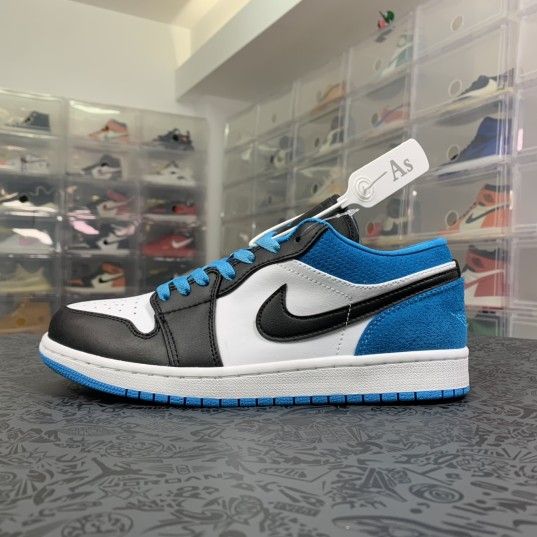 AJ 1 Low Laser Blue