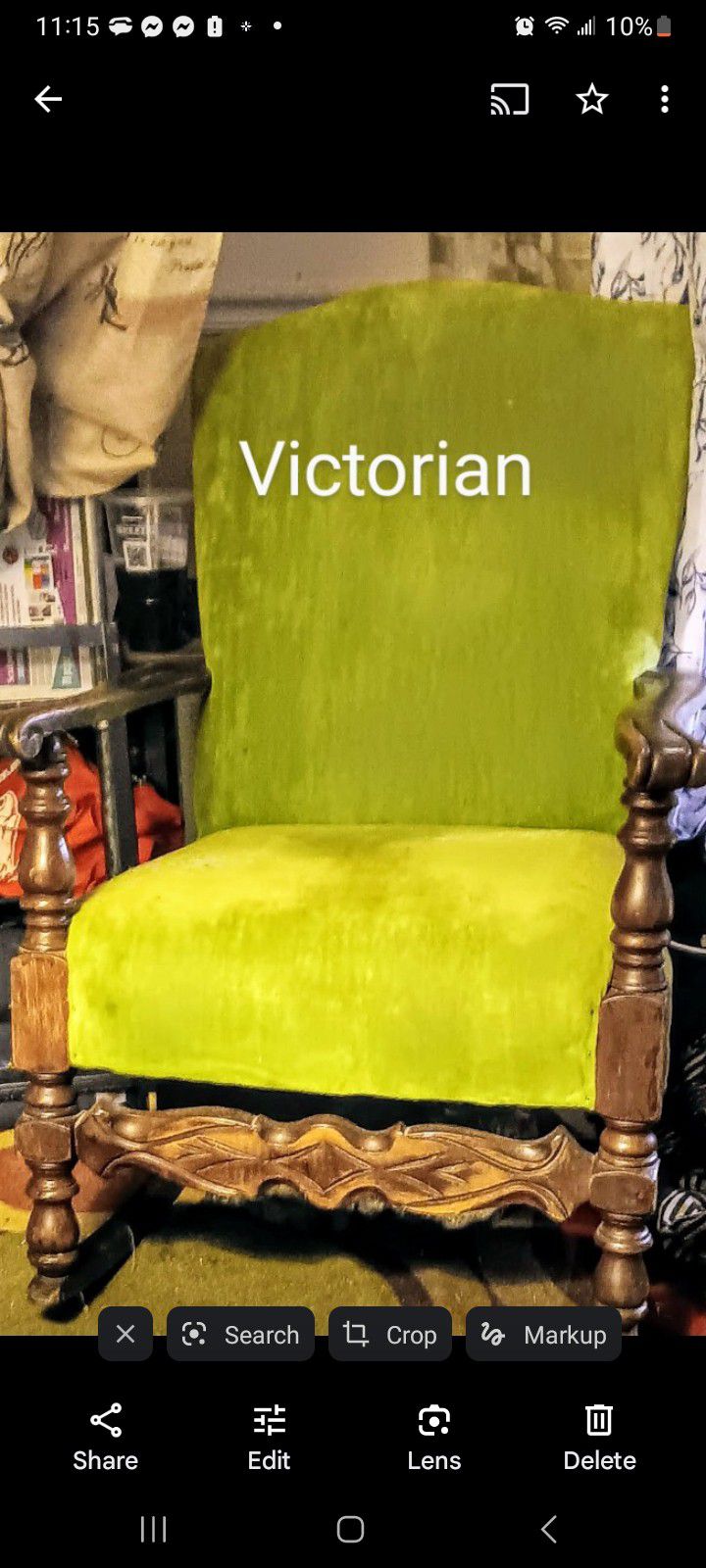 Victorian Armed Rocking Chair 