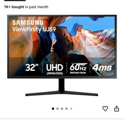 32 In. 4K Samsung Flat monitor