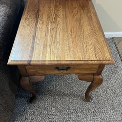 Wooden End Table 