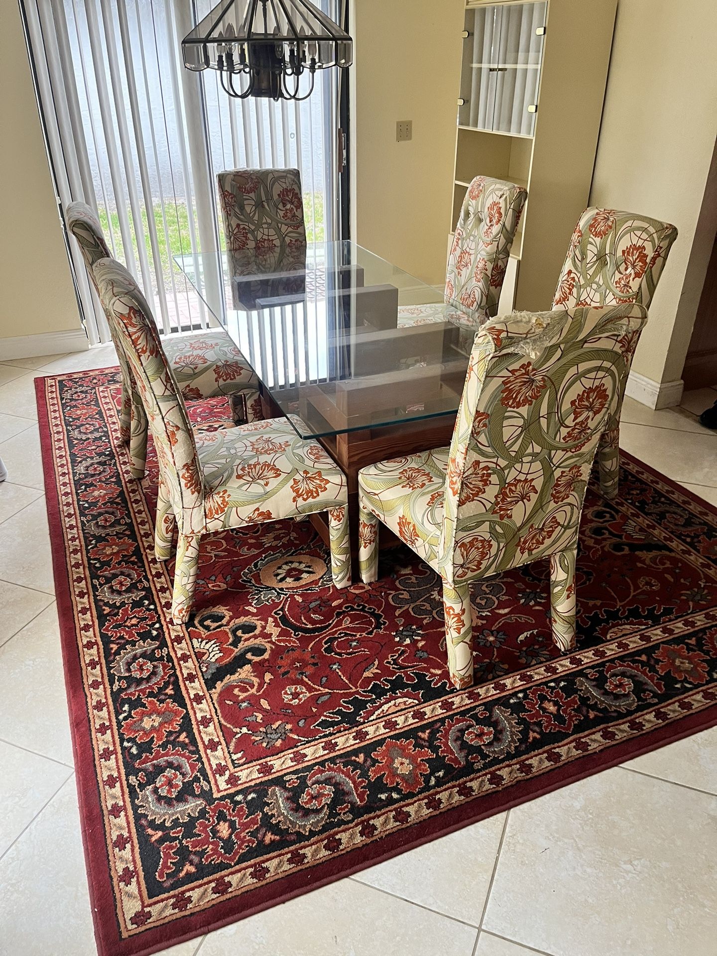 Kitchen Table, Chairs, Glass Furniture