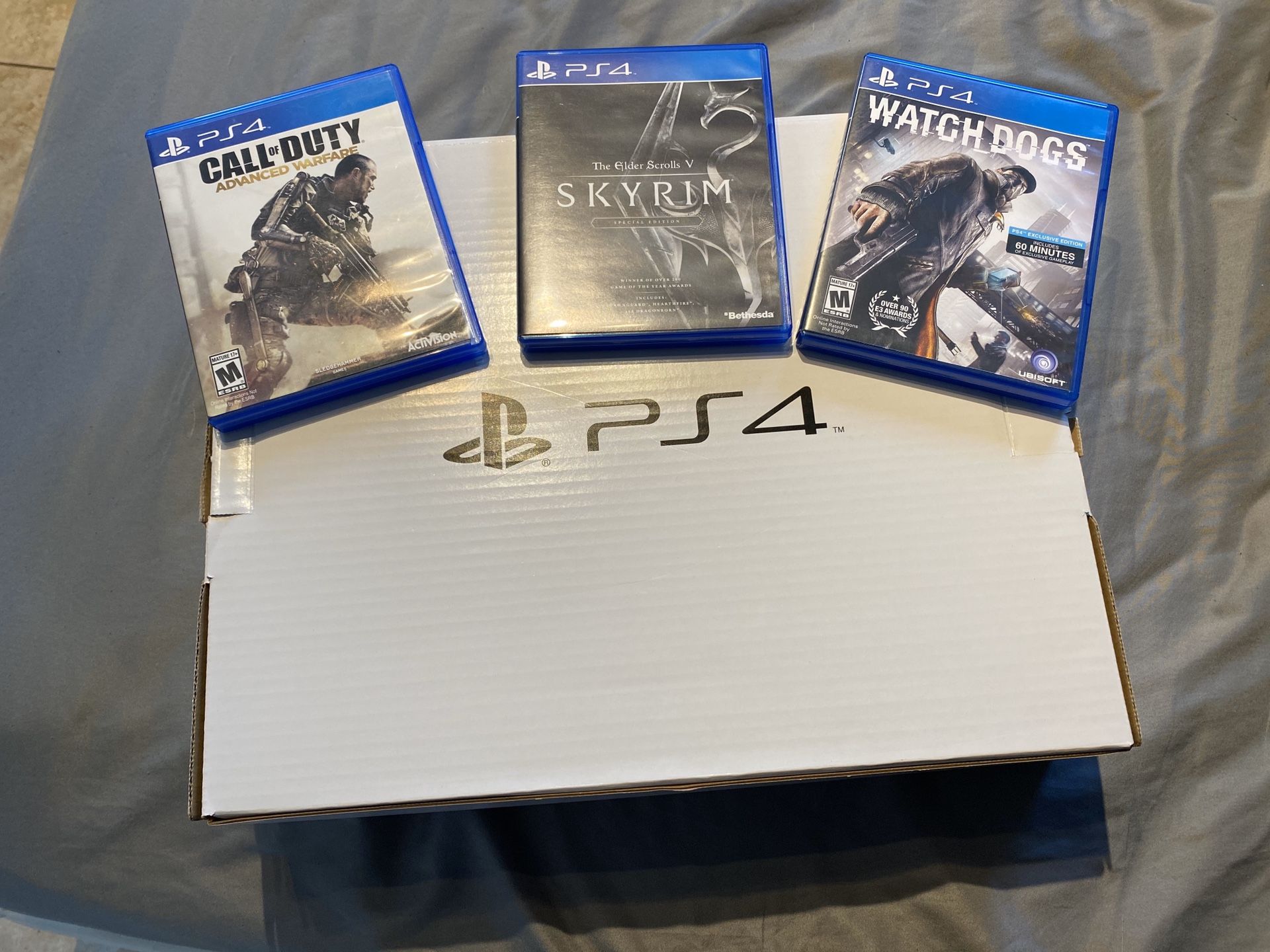 ps4 brand new in box 3 games