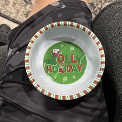Peanuts Snoopy “Jolly Holiday” Bowl