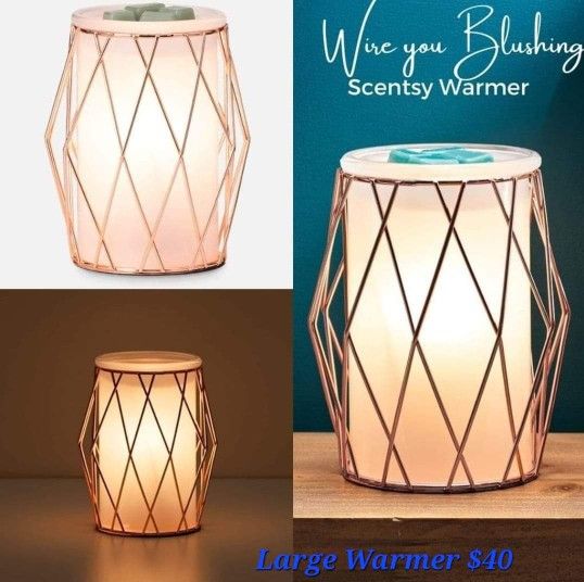 Scentsy Warmer: Wire You Blushing (Full Size)