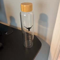 UT Austin Glass Water bottle